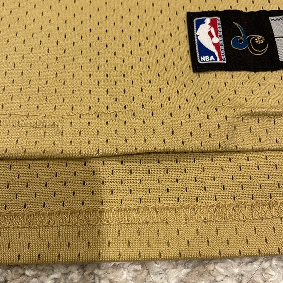 RARE!! Vintage Adidas Swingman NBA Washington Wizards Gilbert Arenas Gold Jersey - Picture 4 of 10
